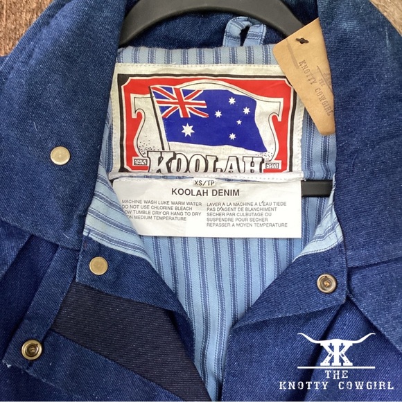 Koolah Dark Denim Duster Sz x small - Picture 3 of 3